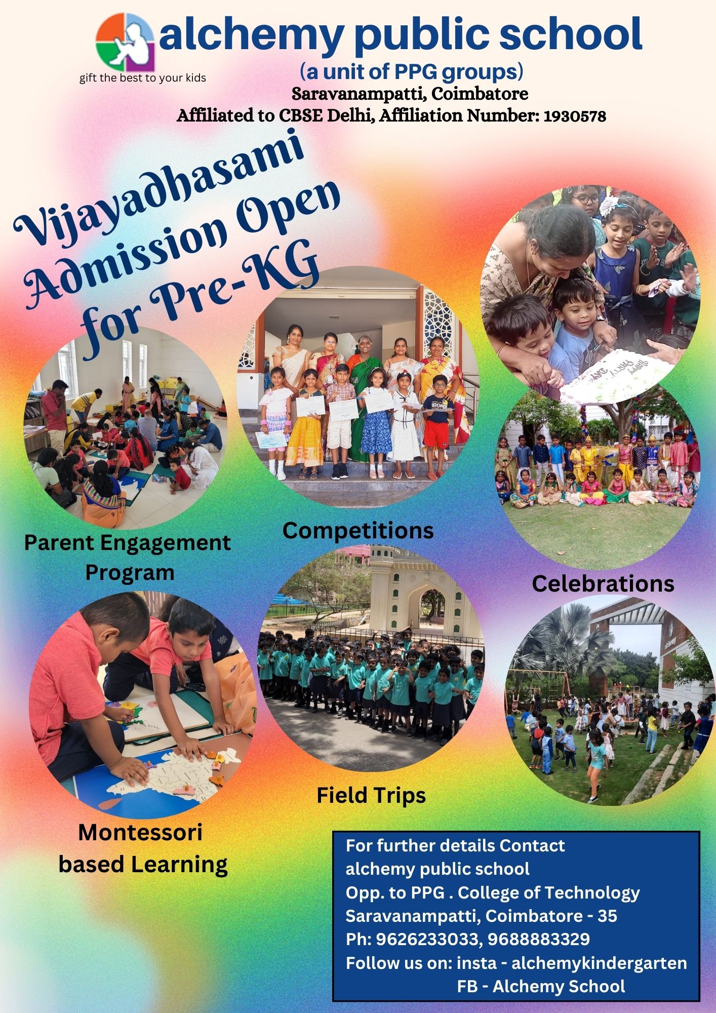 VIJAYADHSAMI ADMISSION OPEN 
