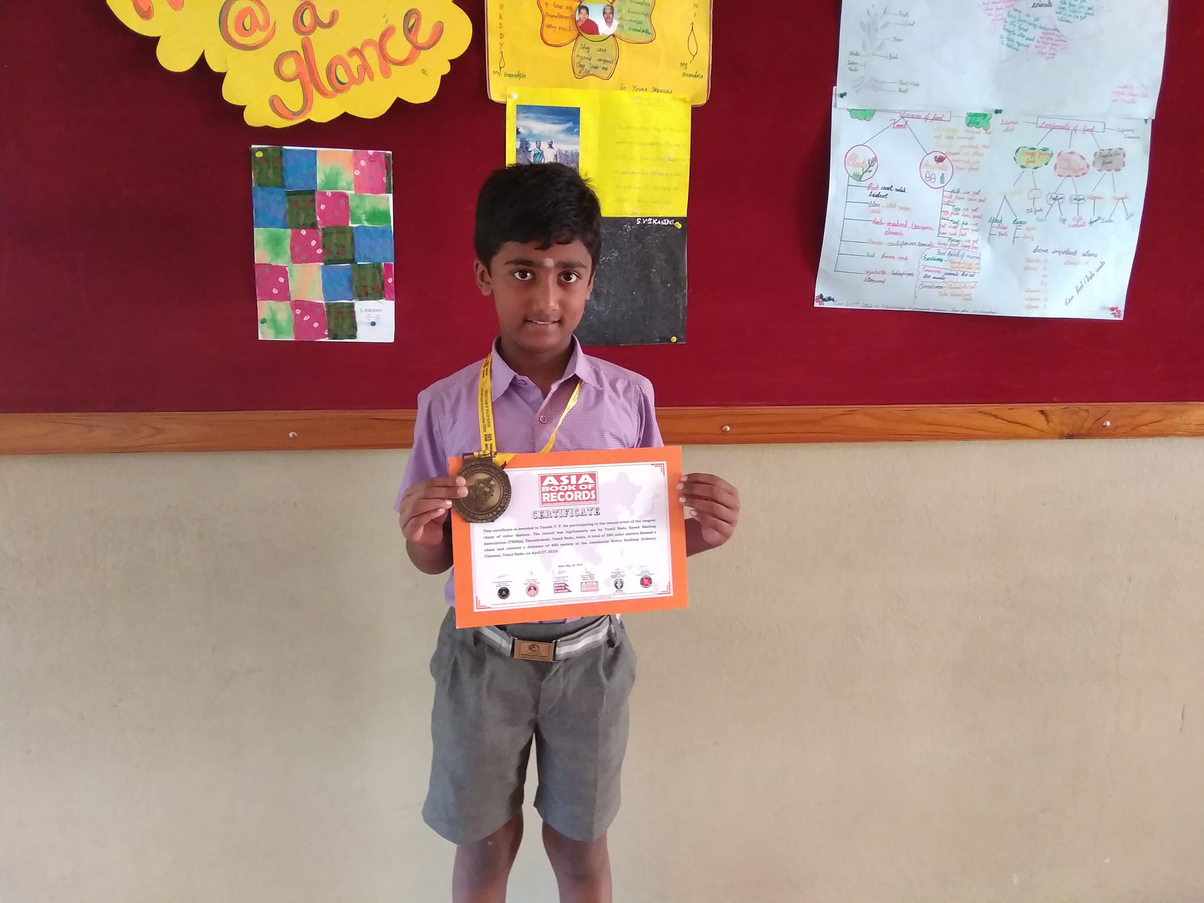 Record event of Longest chain of roller skaters