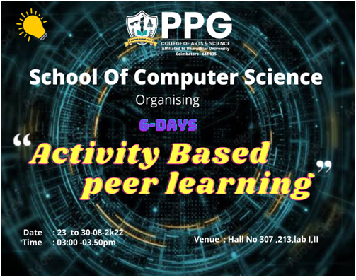 6-Days Activity Based Peer Learning