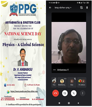 Name of the Event: Physics-A Global Science-Webinar