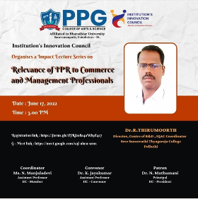 Relevance of IPR to Commerce and Management Professionals